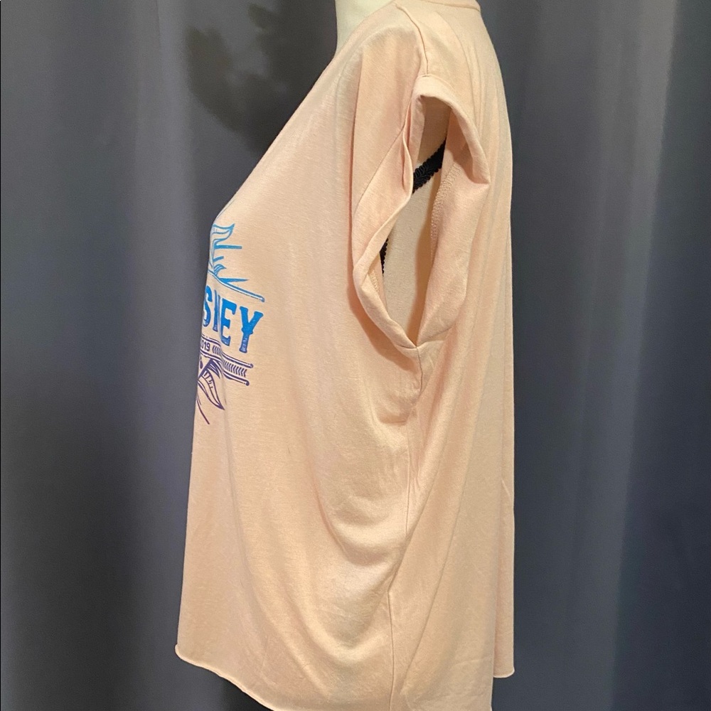 ♥️NWOT Bella Canvas KENNY CHESNEY “Songs For The Saints Tour 2019” T-Shirt L - Picture 4 of 9